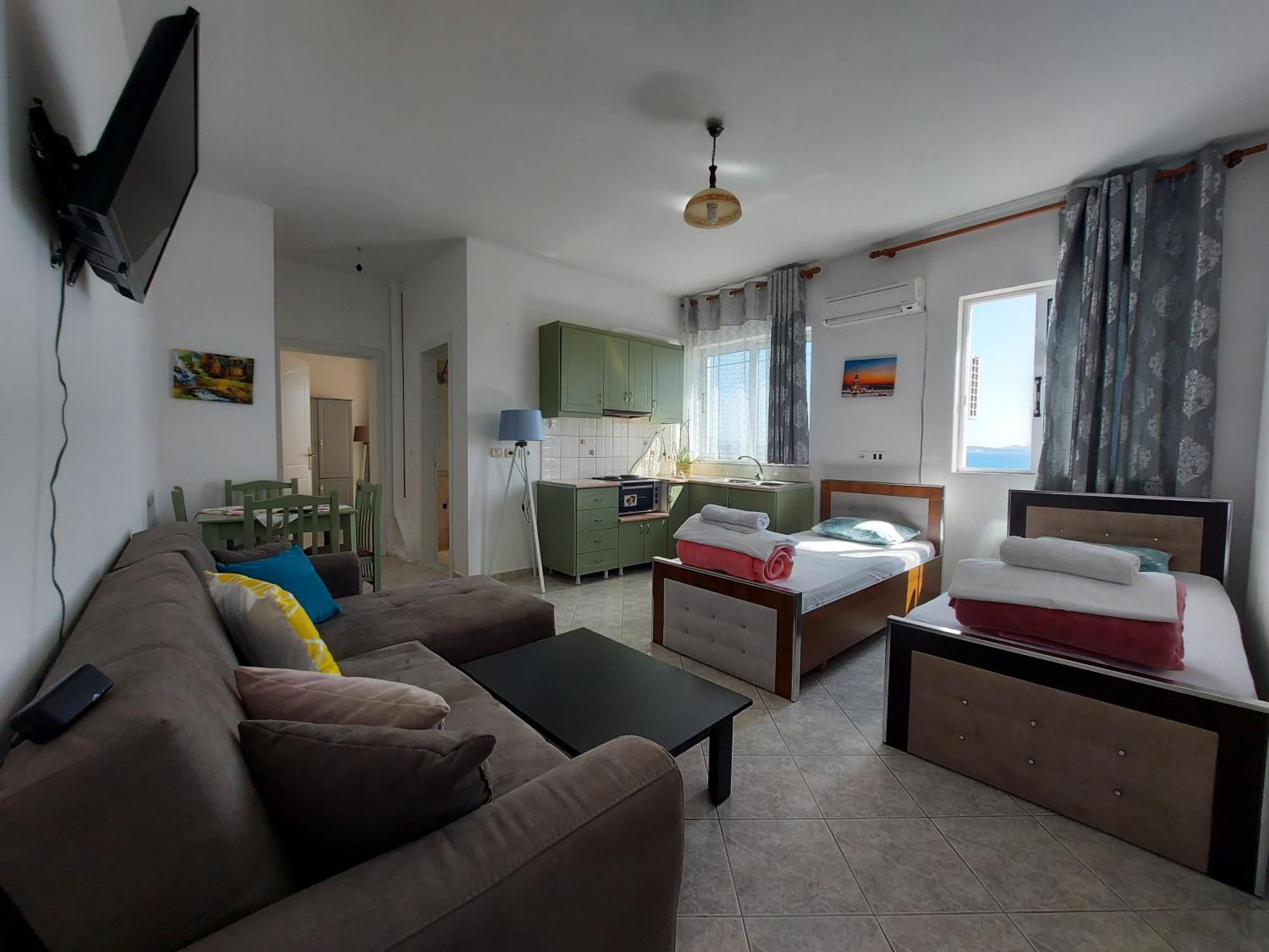 Vila Stupende Apartment Sarande Phòng bức ảnh
